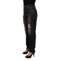 Dolce & Gabbana Elegante Seidenbluse aus floraler Spitze