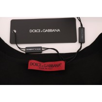 Dolce & Gabbana Schwarze florale Cami-Bluse mit Pailletten
