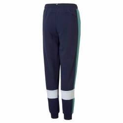 Children's Tracksuit Bottoms Puma Essential+ Colorblock B Dark blue