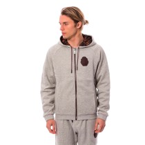 Billionaire Italian Couture Elegantes graues Baumwoll-Sweatuit-Ensemble