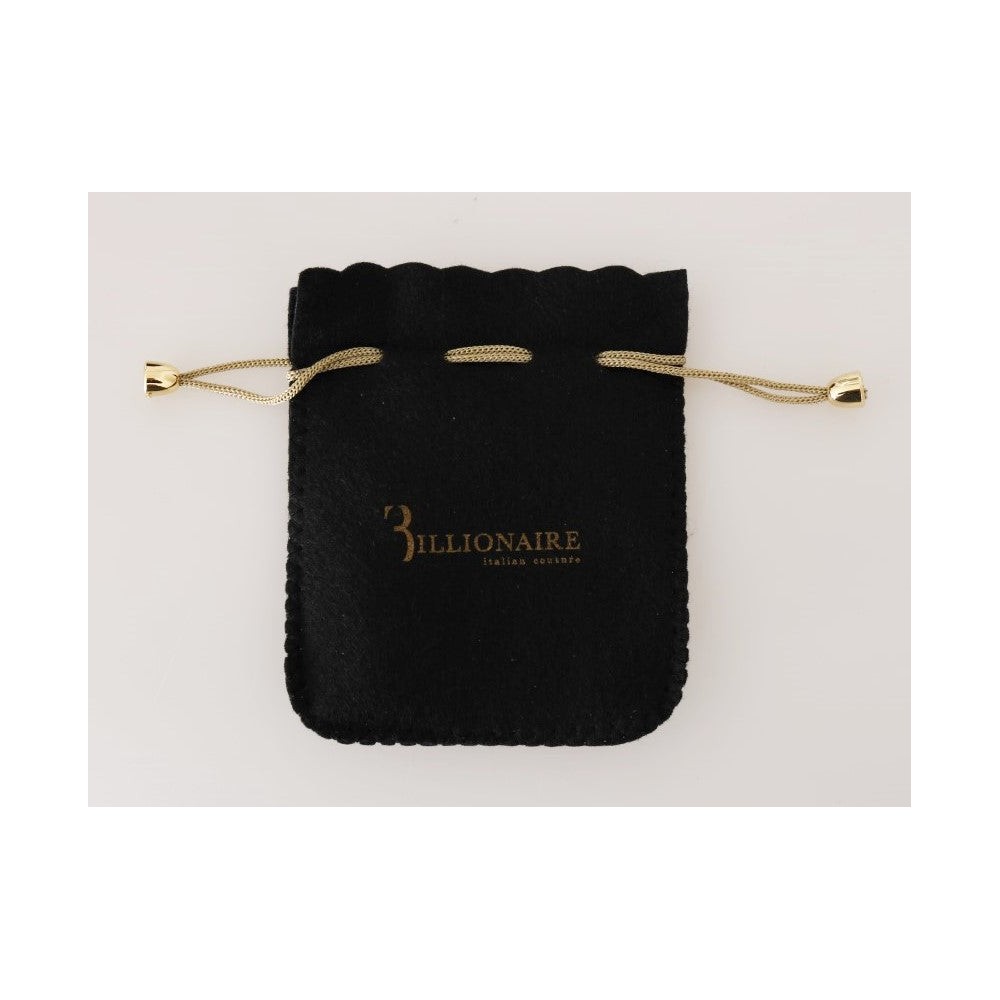 Billionaire Italian Couture Elegante Brieftasche für Männer aus Leder in Braun