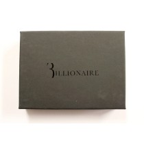 Billionaire Italian Couture Elegante Brieftasche für Männer aus Leder in Braun