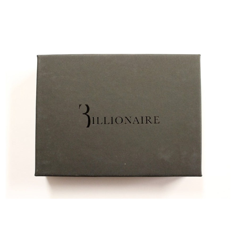 Billionaire Italian Couture Elegante Brieftasche für Männer aus Leder in Braun