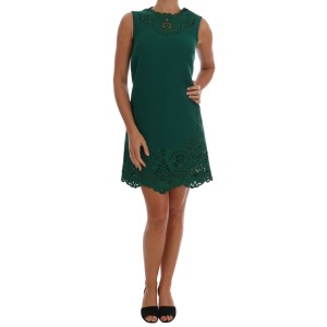 Dolce & Gabbana Elegantes Kleid aus Wollmischung mit Polka Dots