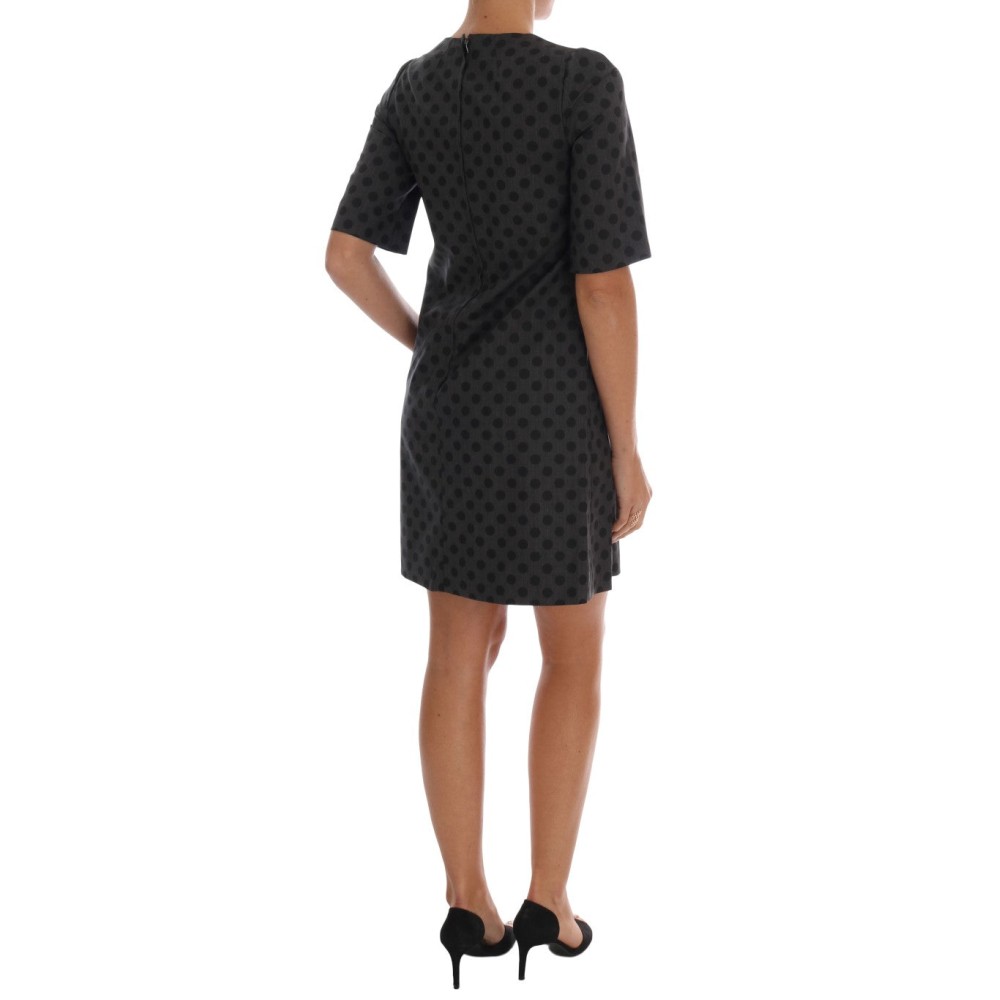 Dolce & Gabbana Elegantes Kleid aus Wollmischung mit Polka Dots