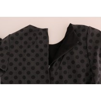 Dolce & Gabbana Elegantes Kleid aus Wollmischung mit Polka Dots