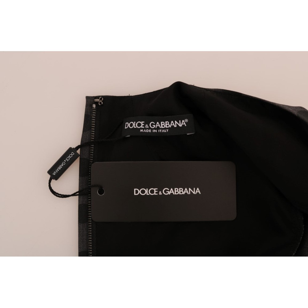 Dolce & Gabbana Elegantes Kleid aus Wollmischung mit Polka Dots