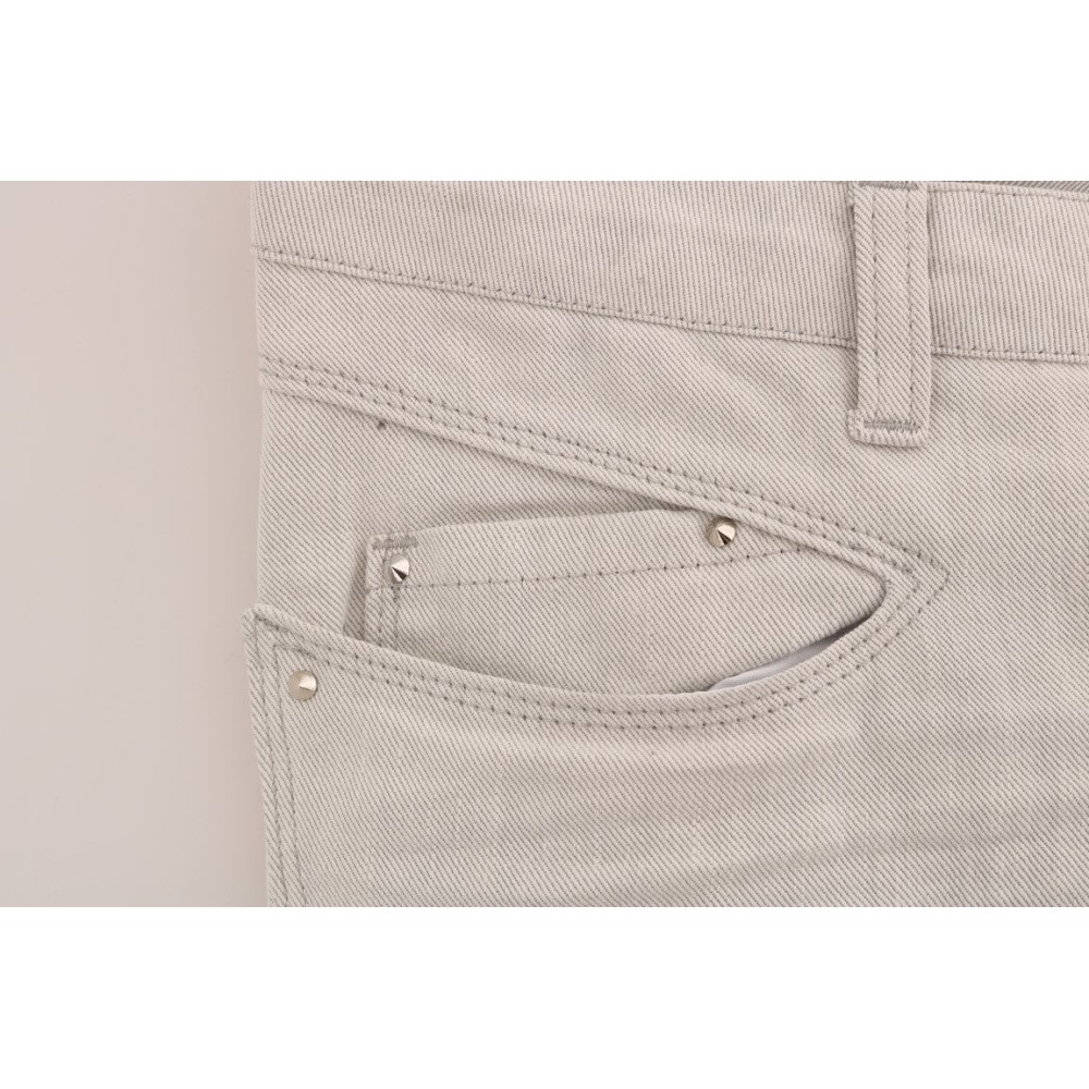 Costume National Schicke weiße Slim-Fit Stretch Jeans