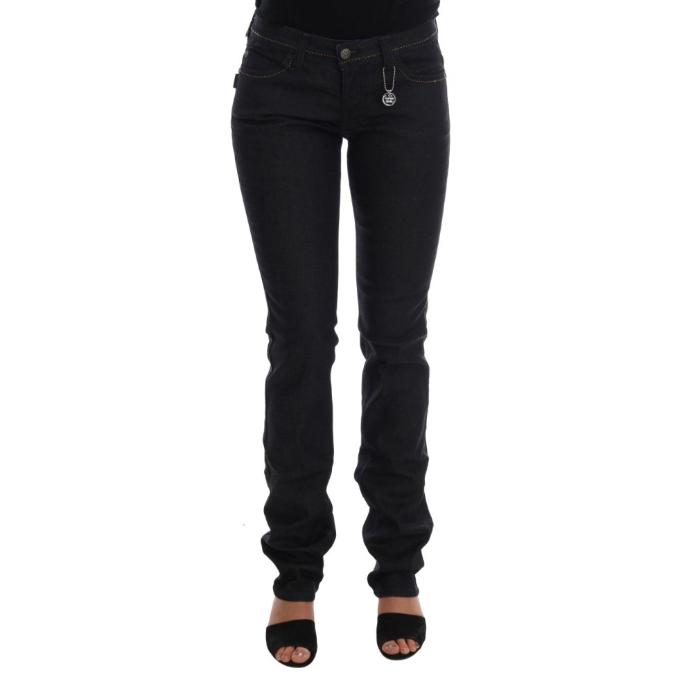 Costume National Schicke dunkelblaue Super Slim Fit Jeans