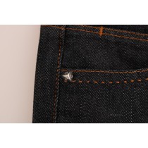 Costume National Schicke dunkelblaue Super Slim Fit Jeans