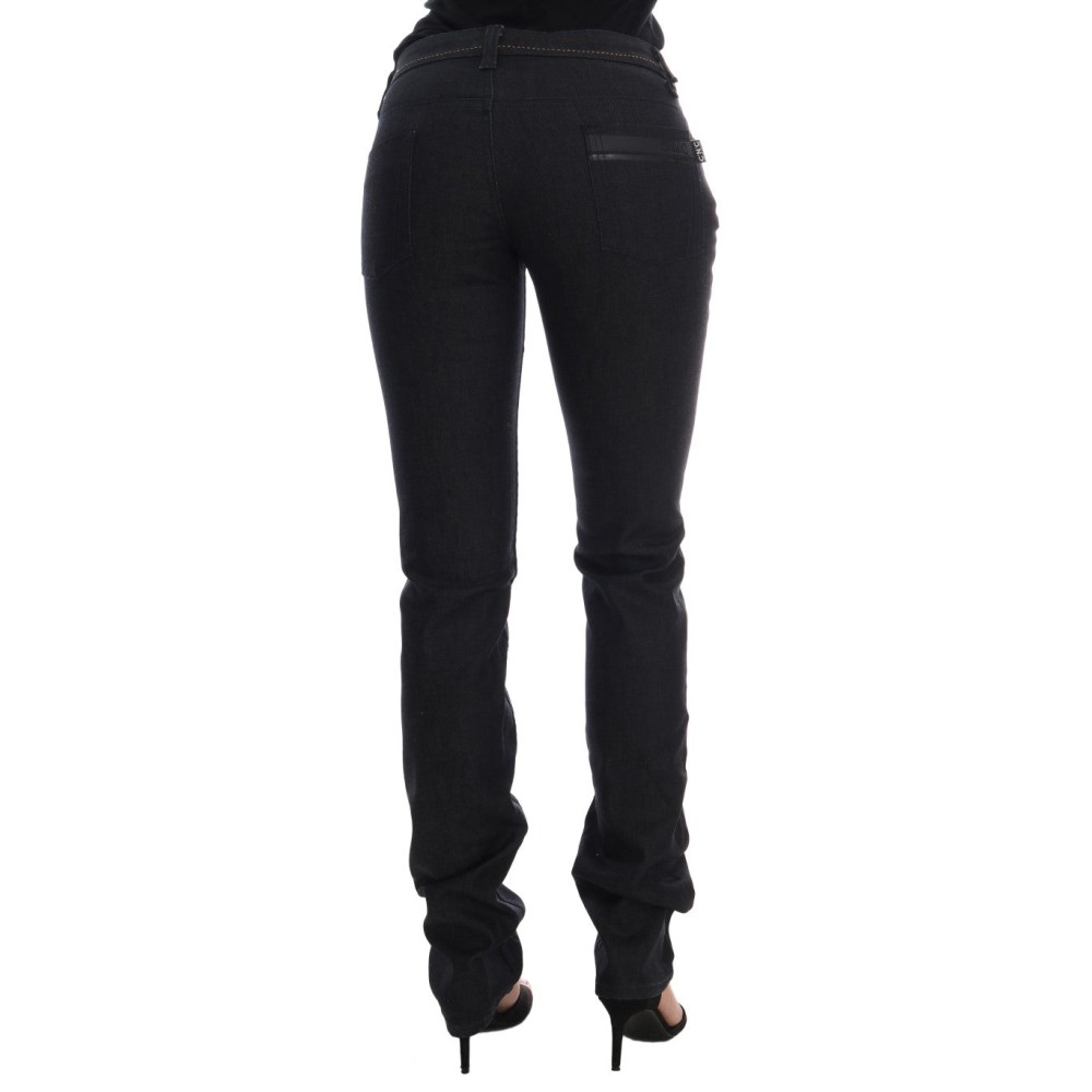 Costume National Schicke dunkelblaue Super Slim Fit Jeans