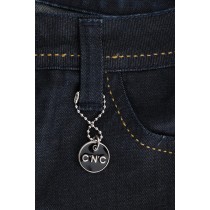 Costume National Schicke dunkelblaue Super Slim Fit Jeans