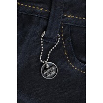Costume National Schicke dunkelblaue Super Slim Fit Jeans