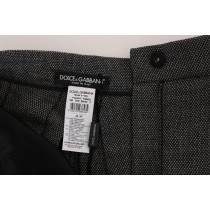 Dolce & Gabbana Schicke Mini-Shorts aus Wolle mit hoher Taille