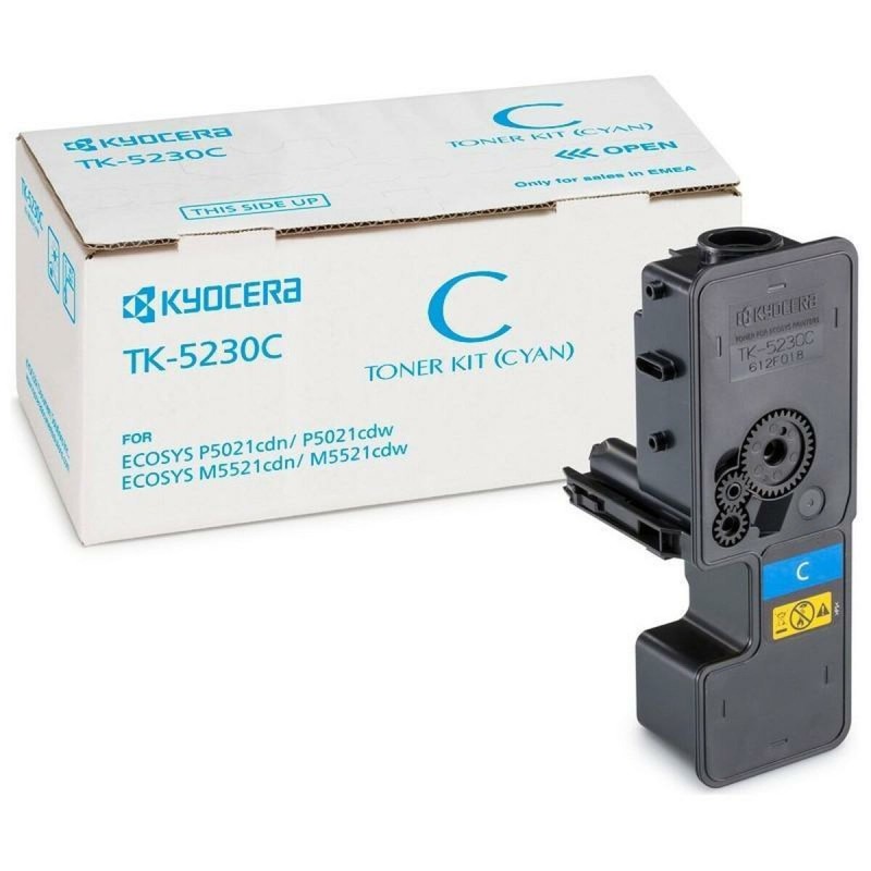 Toner original Kyocera TK-5230C Noir Cyan