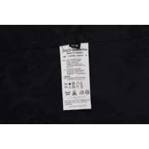 Dolce & Gabbana Elegante Graue Gestreifte Herrenweste Weste