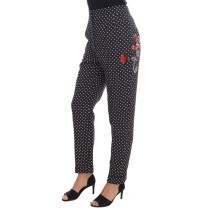 Dolce & Gabbana Elegante Hose mit Polka-Dot-Verzierung