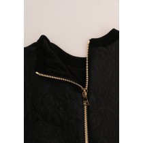 Dolce & Gabbana Schwarzer Pullover mit verzauberten Kristallen