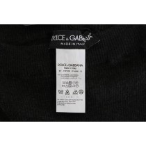 Dolce & Gabbana Elegante graue Kaschmirhose mit hoher Taille