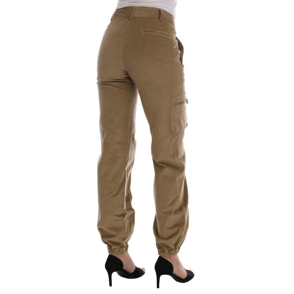 Ermanno Scervino Schicke beigefarbene Freizeithosen für anspruchsvollen Stil