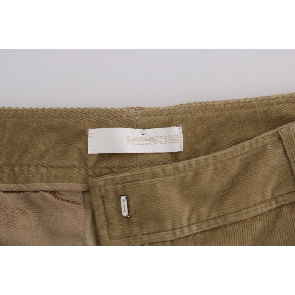 Ermanno Scervino Schicke beigefarbene Freizeithosen für anspruchsvollen Stil