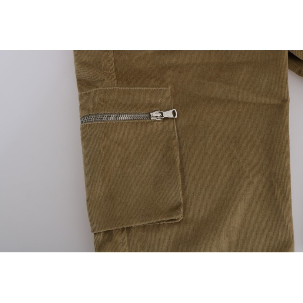 Ermanno Scervino Schicke beigefarbene Freizeithosen für anspruchsvollen Stil
