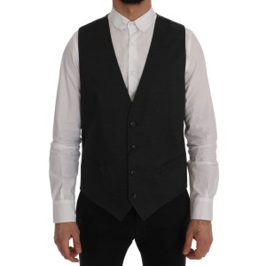 Dolce & Gabbana Elegante Graue Weste Weste
