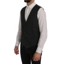 Dolce & Gabbana Elegante Graue Weste Weste