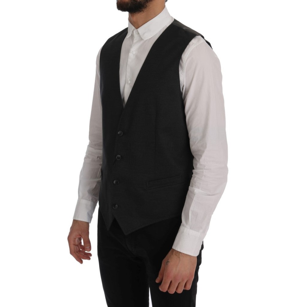 Dolce & Gabbana Elegante Graue Weste Weste