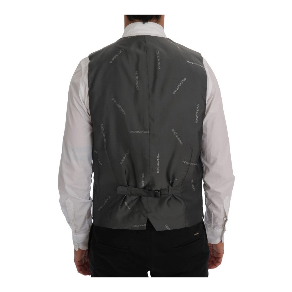 Dolce & Gabbana Elegante Graue Weste Weste
