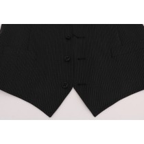 Dolce & Gabbana Elegante Graue Weste Weste