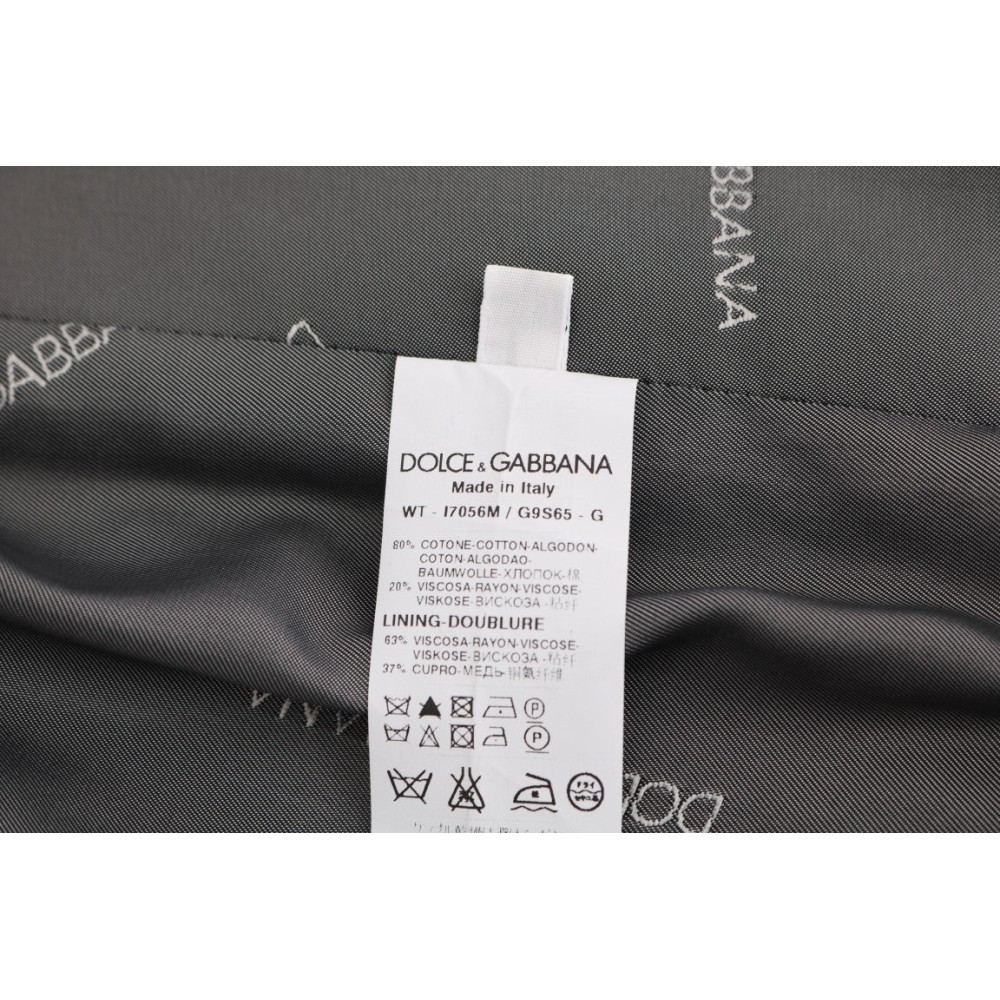 Dolce & Gabbana Elegante Graue Weste Weste