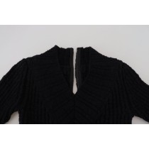 Dolce & Gabbana Elegante Graue Gestreifte Weste Weste