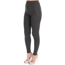 Dolce & Gabbana Schicke graue Kaschmirstrumpfhose mit hoher Taille