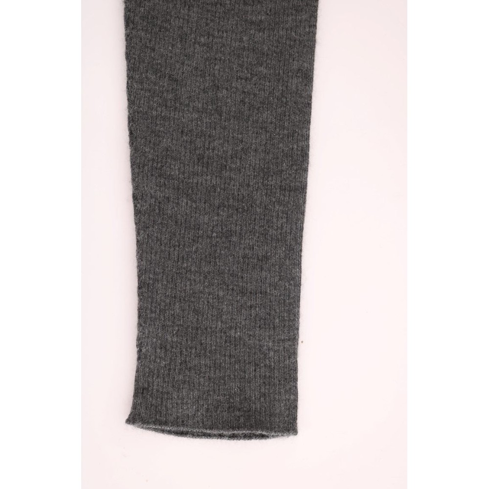 Dolce & Gabbana Schicke graue Kaschmirstrumpfhose mit hoher Taille