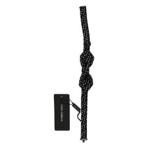 Dolce & Gabbana Elegante Schwarz gepunktete Seidenfliege