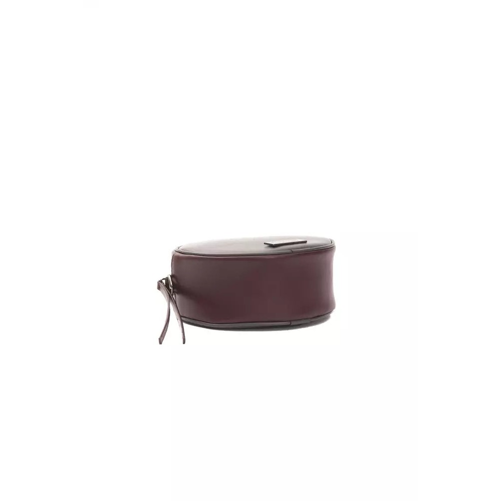 Pompei Donatella Burgundy Leder Frauen Crossbody