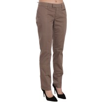Dondup Schicke braune gerade geschnittene Hose
