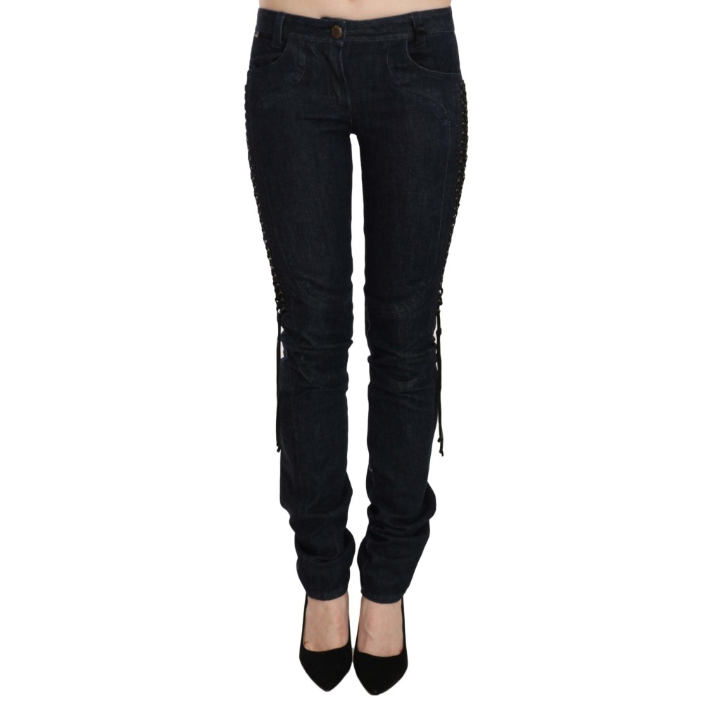 Just Cavalli Elegante Skinny-Hose mit niedriger Taille