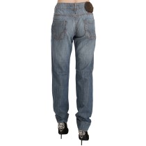 Just Cavalli Schicke blau gewaschene Slim Fit Denim Jeans