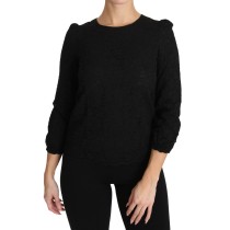 Dolce & Gabbana Elegante Seidenbluse mit Trompetendruck