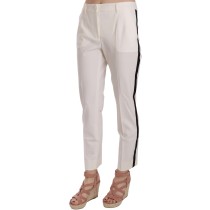 Dolce & Gabbana Elegante graue Plisseehose aus Wolle und Kaschmir