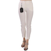 Dolce & Gabbana Elegante Hose aus Wolle mit Seitenstreifen
