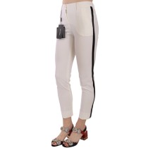 Dolce & Gabbana Elegante Hose aus Wolle mit Seitenstreifen