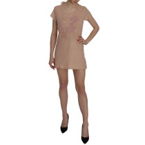 PINK MEMORIES Rosa Spitzen-Minikleid - Elegance Unleashed