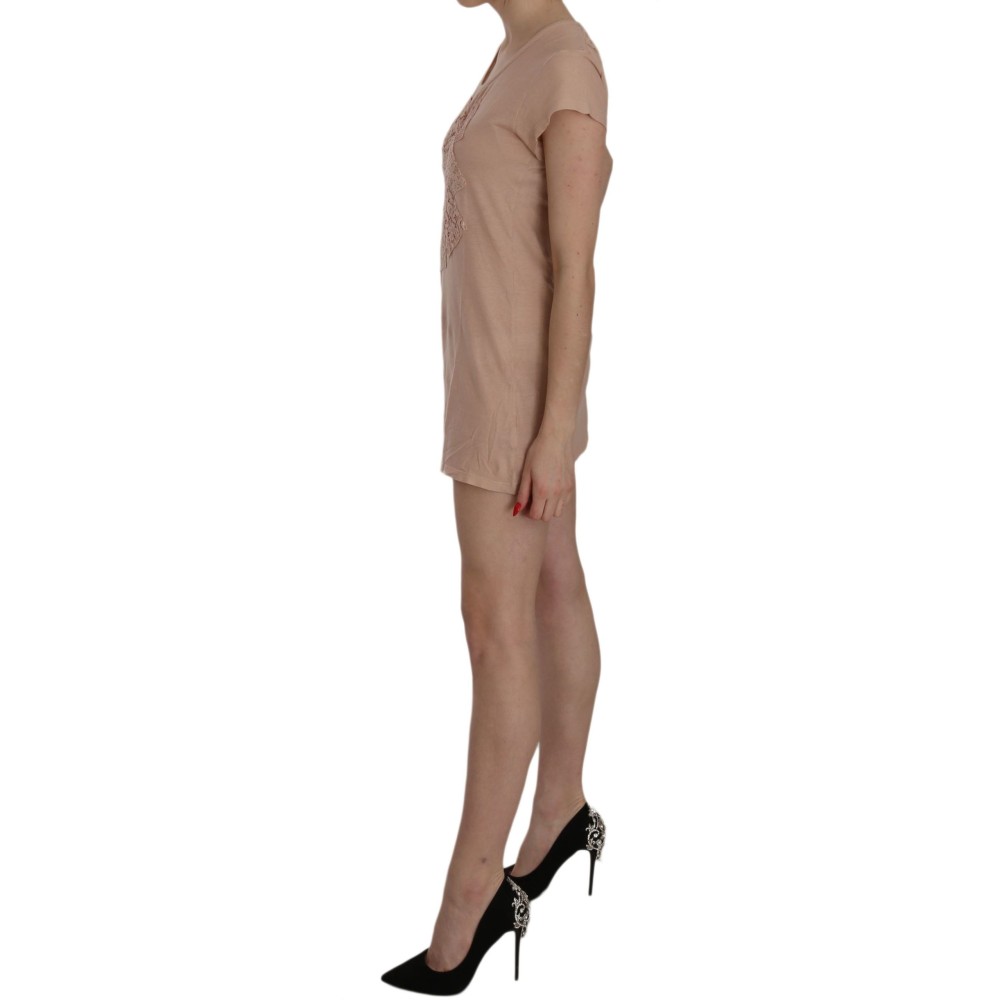 PINK MEMORIES Rosa Spitzen-Minikleid - Elegance Unleashed