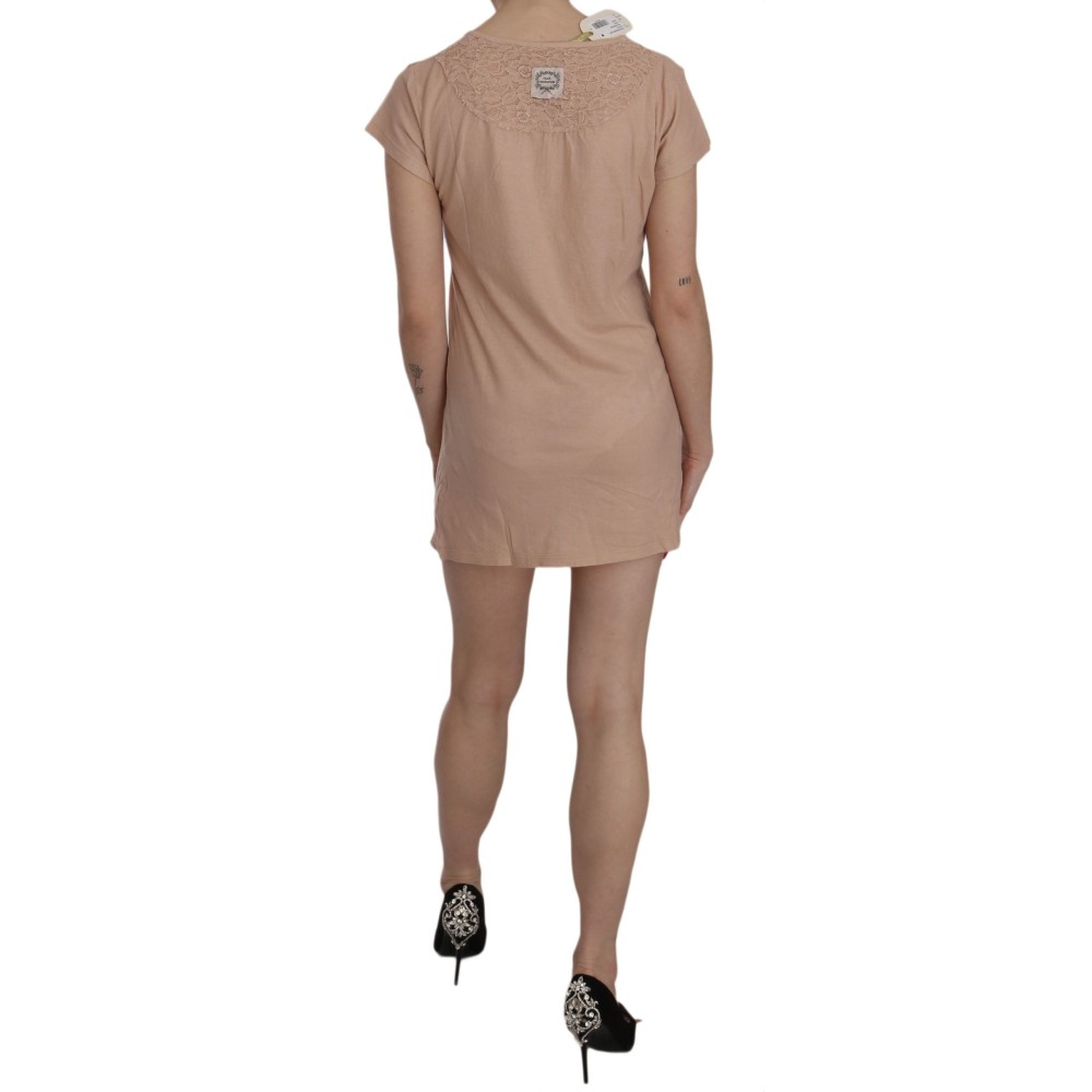 PINK MEMORIES Rosa Spitzen-Minikleid - Elegance Unleashed