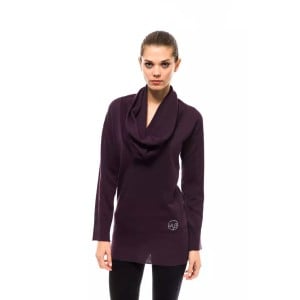 Montana Blu Lila Pullover aus Wolle für Frauen