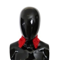 Dolce & Gabbana Eleganter roter Lammfellschal