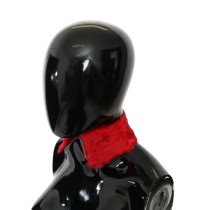 Dolce & Gabbana Eleganter roter Lammfellschal